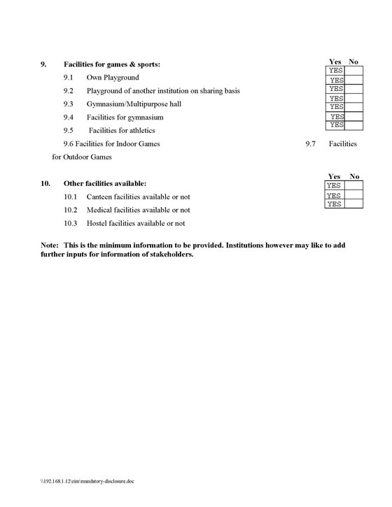 Mandatory disclosure